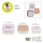 Lassig, Tiny Team, Kotek, snackbox ze stali nierdzewnej, pojemnik na przekąski, 3 szt.