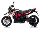 Lean Cars, Aprilia A007, motor, pojazd na akumulator, czarno-czerwony