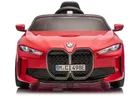 Lean Cars, BMW I4, pojazd na akumulator 4-4, JE1009, czerwony