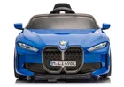 Lean Cars, BMW I4, pojazd na akumulator 4-4, JE1009, niebieski