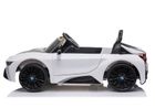 Lean Cars, BMW i8 Coupe, pojazd na akumulator, biały
