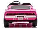 Lean Cars, Dodge Charger R/T, pojazd na akumulator, DLS-K12 24V7Ah, różowy