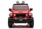 Lean Cars, Jeep Rubicon, pojazd na akumulator 4-4, DK-JWR556 4-200W 24V, czerwony