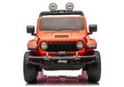Lean Cars, Jeep Rubicon, pojazd na akumulator 4-4, DK-JWR556 4-200W 24V, pomarańczowy