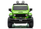 Lean Cars, Jeep Rubicon, pojazd na akumulator 4-4, DK-JWR556 4-200W 24V, zielony