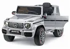 Lean Cars, Mercedes AMG G 63, pojazd na akumulator, srebrny lakierowany