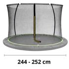 Lean Sport, Max, siatka wewnętrzna do trampoliny, różowa, 8ft