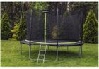 Lean Sport, Pro, trampolina, 14ft, czarno-zielona