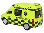 Lean Toys, ambulans, interaktywny pojazd zdalnie sterowany, żółty