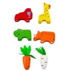 Lean Toys, auto edukacyjne, sorter kształtów, drewniany