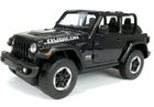 Lean Toys, Auto Jeep Wrangler Rubicon Rastar, 1:14, czarne, pojazd zdalnie sterowany