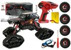 Lean Toys, auto terenowe, pojazd zdalnie sterowany 4-4, czerwony