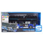 Lean Toys, autobus miejski piętrowy, pojazd interaktywny, 1:16