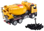 Lean Toys, betoniarka, interaktywny pojazd budowlany, żółty