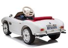 Lean Toys, BMW Retro, pojazd na akumulator, biały