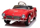 Lean Toys, BMW Retro, pojazd na akumulator, czerwony lakierowany