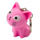 Lean Toys, brelok z latarką LED, kotek, 1 szt.