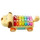 Lean Toys, cymbałki, piesek na kółkach, instrument muzyczny