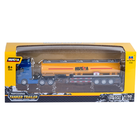 Lean Toys, cysterna, pojazd metalowy, żółty, 1:50