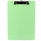 Lean Toys, deska z klipem A4, do pisania plastikowa, zielona