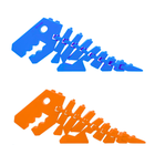 Lean Toys, dinozaur, 3d układanka elastyczna mix