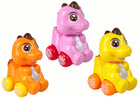 Lean Toys, dinozaur w jajku, pojazd nakręcany