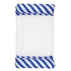 Lean Toys, dmuchany materac do wody, biało-granatowy, 120-70 cm