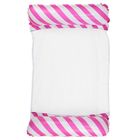 Lean Toys, dmuchany materac do wody, biało-różowy, 120-70 cm