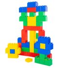 Lean Toys, duże klocki konstrukcyjne w torbie kolorowe, 28,5-9-9 cm, 20 elementów