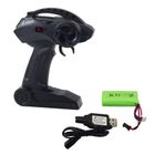 Lean Toys, duży pojazd terenowy, zdalnie sterowany, czarny, 1:8