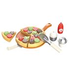 Lean Toys, gofrownica z zestawem do pizzy, przekąski imprezowe, 23 elementy