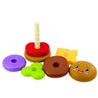 Lean Toys, hamburger, piramida, 7 elementów