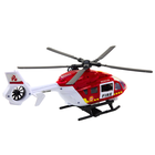 Lean Toys, helikopter, pojazd straży pożarnej z hakiem i noszami, 1:14