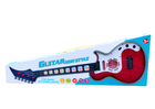 Lean Toys, interaktywna gitara elektryczna, czerwona