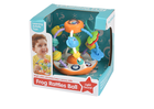 Lean Toys, interaktywna kula z żabką, zabawka sensoryczna
