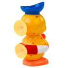 Lean Toys, kaczka z kołowrotkiem, zabawka do kąpieli