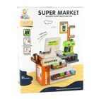 Lean Toys, kasa sklepowa z ladą i akcesoriami, interaktywna, 70 elementów