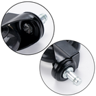 Lean Toys, kauczukowe kółko do fotela, przezroczyste ciche, 1 szt.