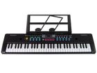 Lean Toys, keyboard MQ-6112 M+ mikrofon i uchwyt na nuty