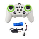 Lean Toys, koparka gąsienicowa, pojazd budowlany zdalnie sterowany, biała, 1:24