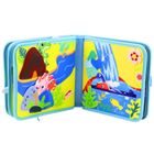 Lean Toys, książeczka sensoryczna 3D, filcowa, dinozaury