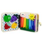 Lean Toys, książeczka sensoryczna 3D, filcowa, zwierzęta