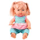 Lean Toys, lalka bobas w turkusowym komplecie kucyki butelka