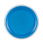 Lean Toys, latający dysk frisbee, niebieski z dinozaurem, 20 cm