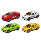 Lean Toys, laweta i 4 autka, światło i dźwięk, otwierane drzwi