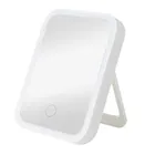 Lean Toys, lusterko podświetlane LED, białe, 90°