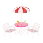 Lean Toys, meble plażowe z basenem dla lalek