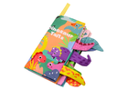 Lean Toys, miękka książeczka sensoryczna, dinozaury