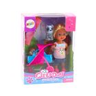 Lean Toys, mini laleczka z wózkiem i pieskami