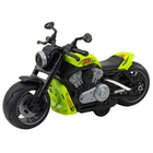 Lean Toys, motocykl na baterie, zielony